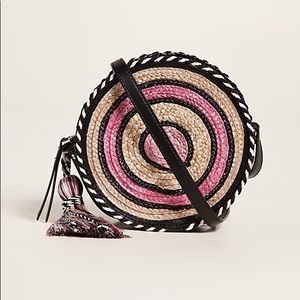 BRAND NEW Rebecca Minkoff Straw Circle Crossbody